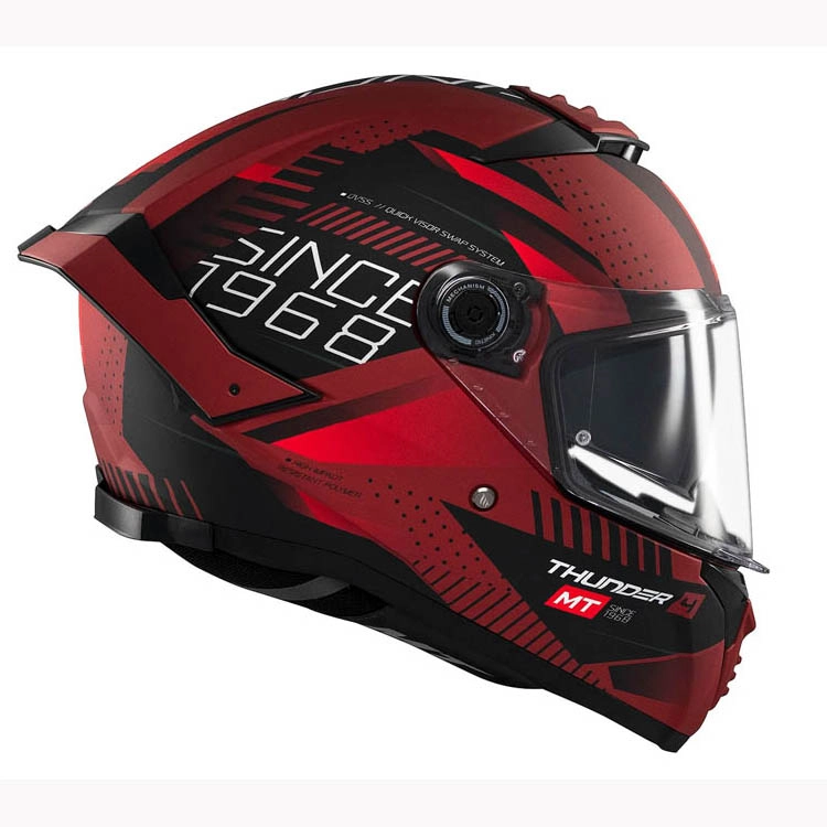 Шолом MT Thunder 4 SV Luminence D5 Red/Black