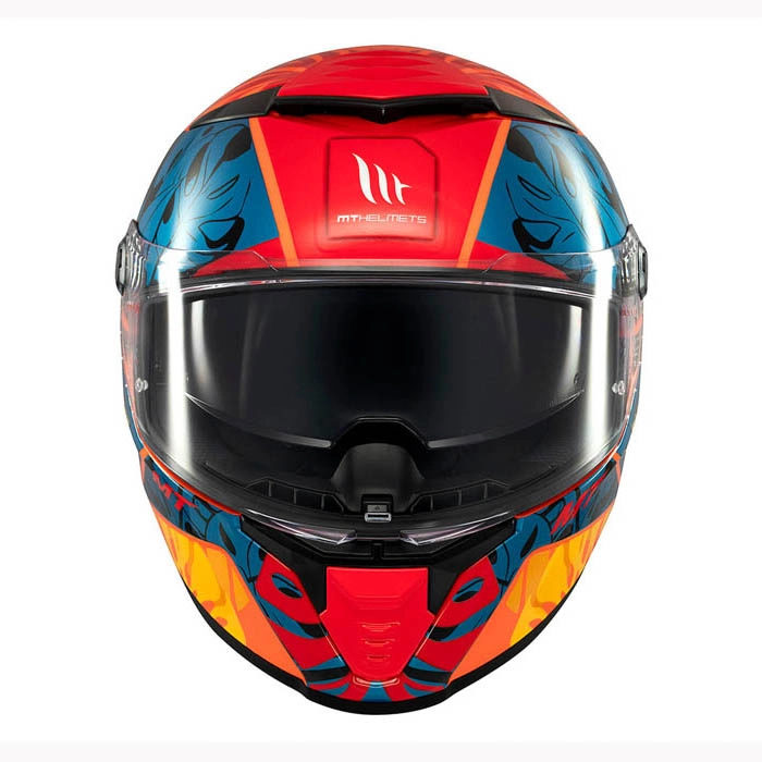 Шолом MT Thunder 4 SV Rainforest C4 Orange/Blue