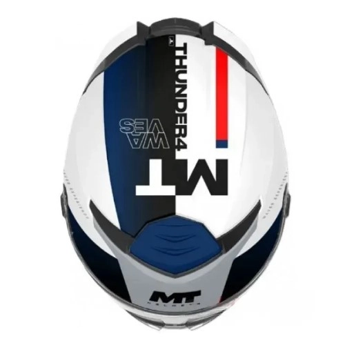 Шолом MT Thunder 4 SV Waves A17 White/Mix
