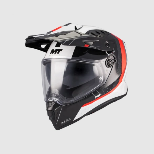 Шлем MT Track SV Nomad A15 Black/White/Red
