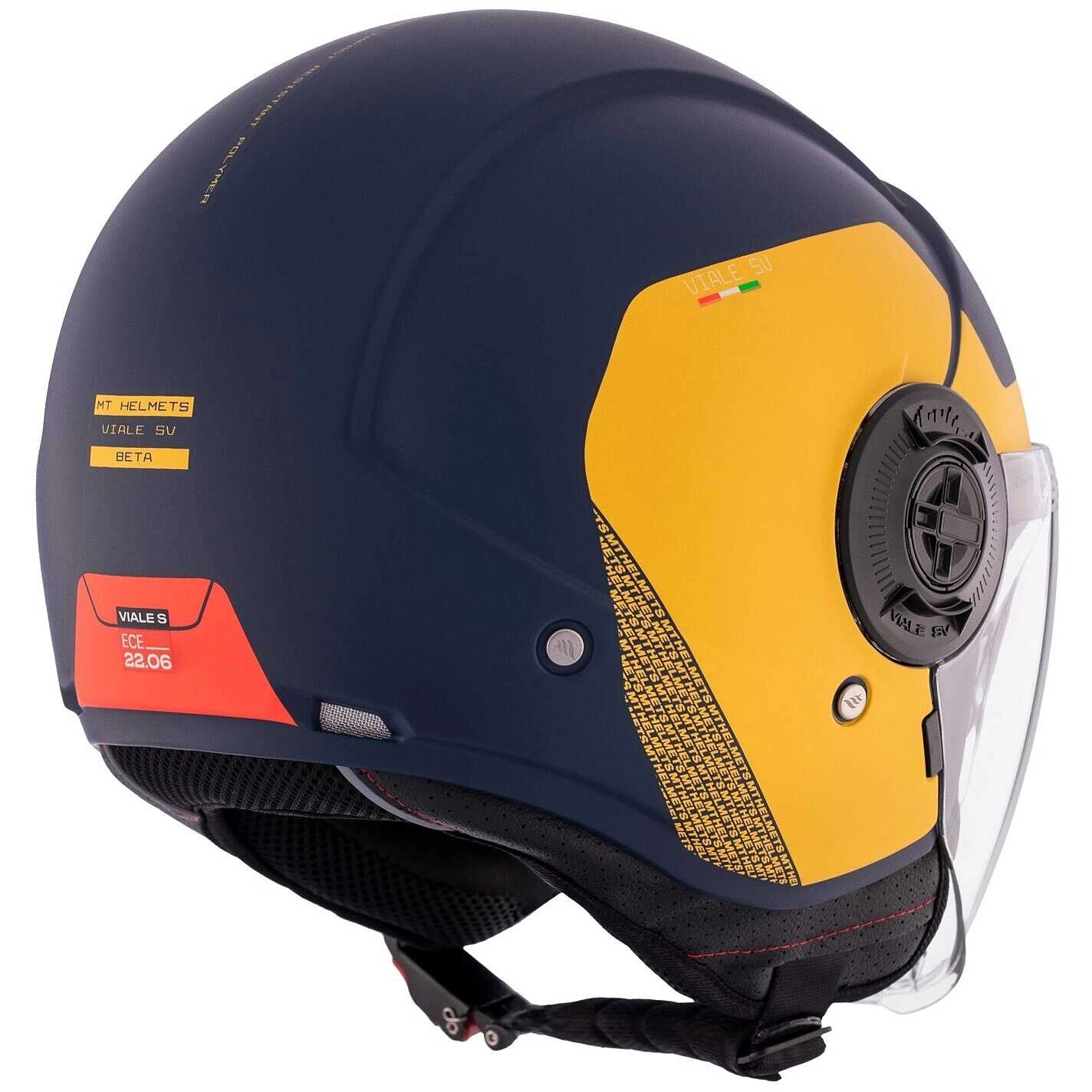 Шолом MT Viale SV S Beta Yellow Matt