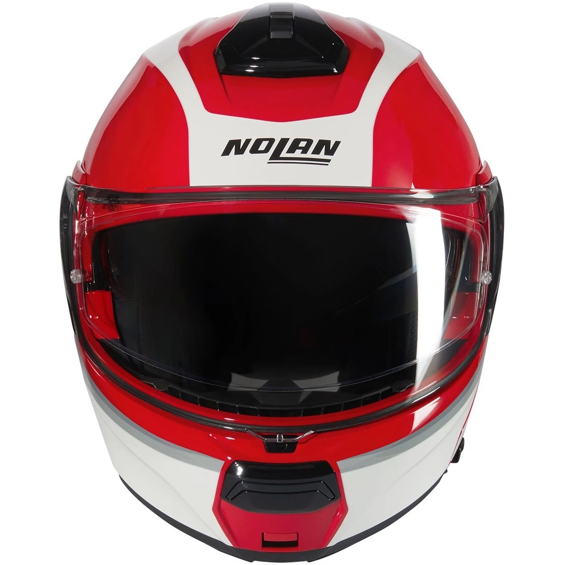 Шолом Nolan N100-6 Incognito White/Red