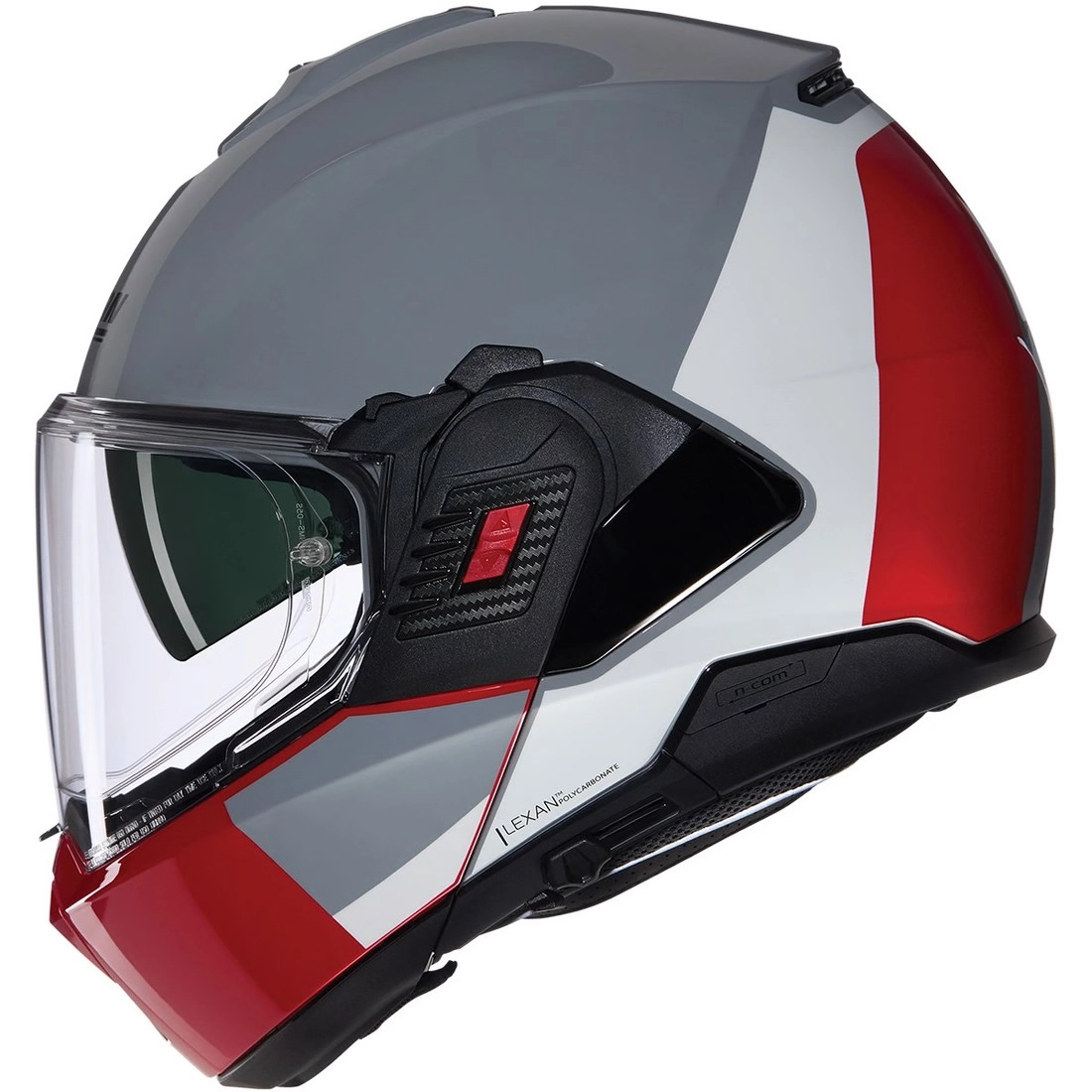 Шолом Nolan N120-1 Grafo Grey/Red