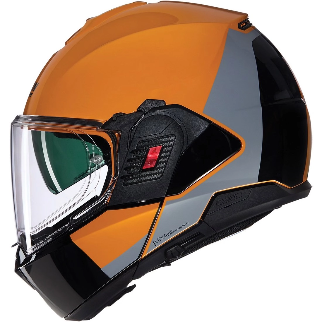 Шолом Nolan N120-1 Grafo Orange/Black
