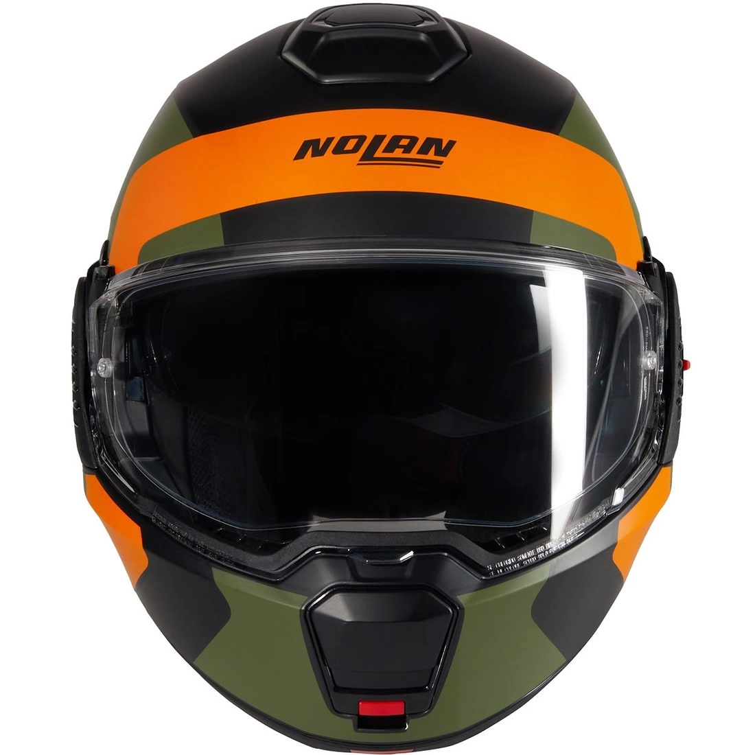Шолом Nolan N120-1 Omocromo Black/Orange/Green