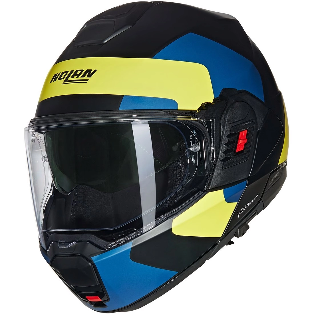 Шолом Nolan N120-1 Omocromo Black/Yellow/Blue