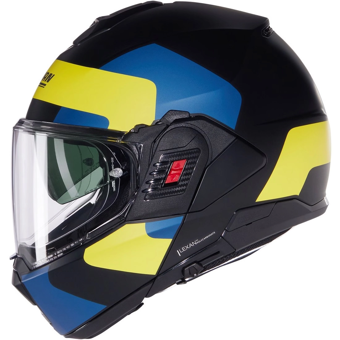 Шолом Nolan N120-1 Omocromo Black/Yellow/Blue