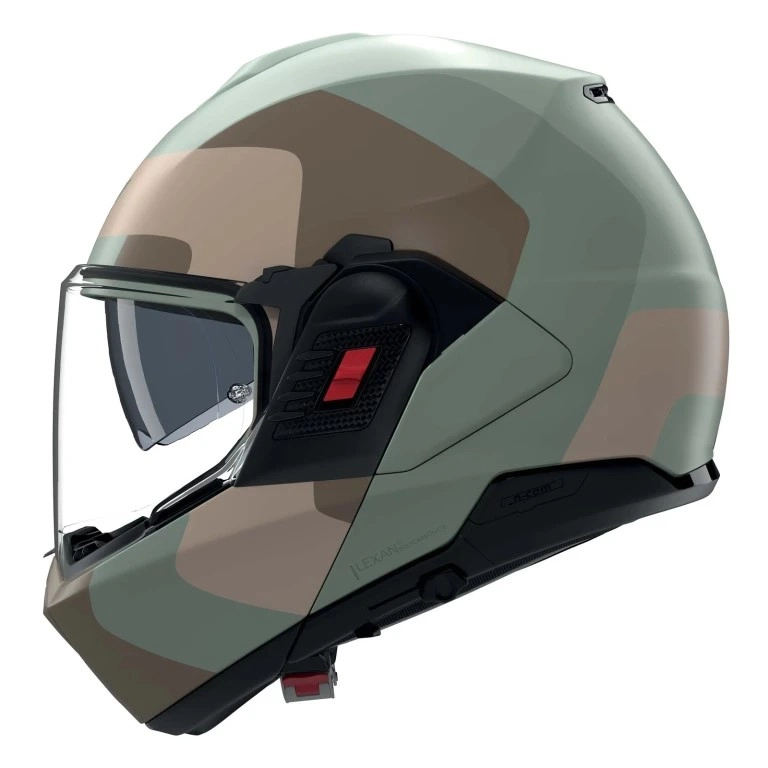 Шолом Nolan N120-1 Omocromo Green/Braun/Beige