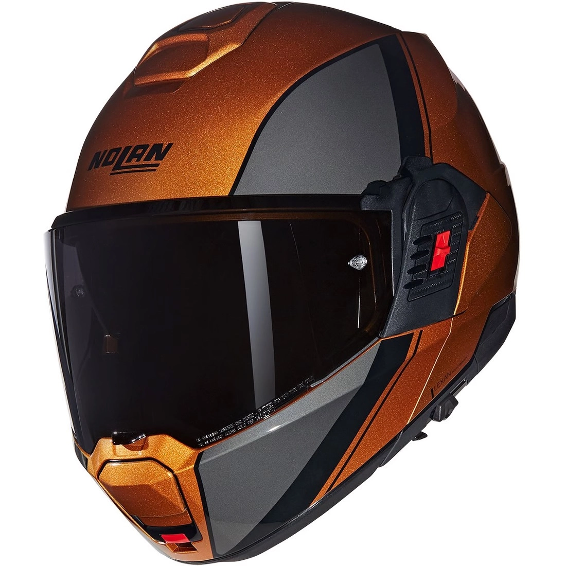 Шолом Nolan N120-1 Verniciatura Speciale Black/Orange
