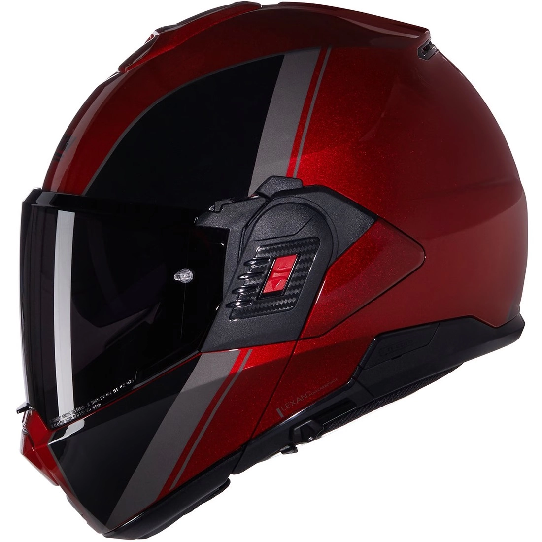Шолом Nolan N120-1 Verniciatura Speciale Black/Red