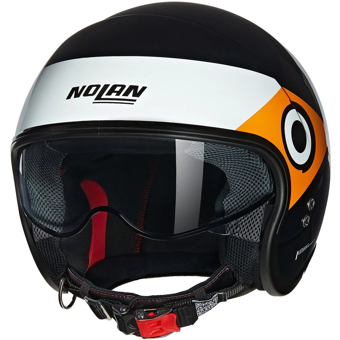 Шолом Nolan N21 06 Onrico Black/White/Orange