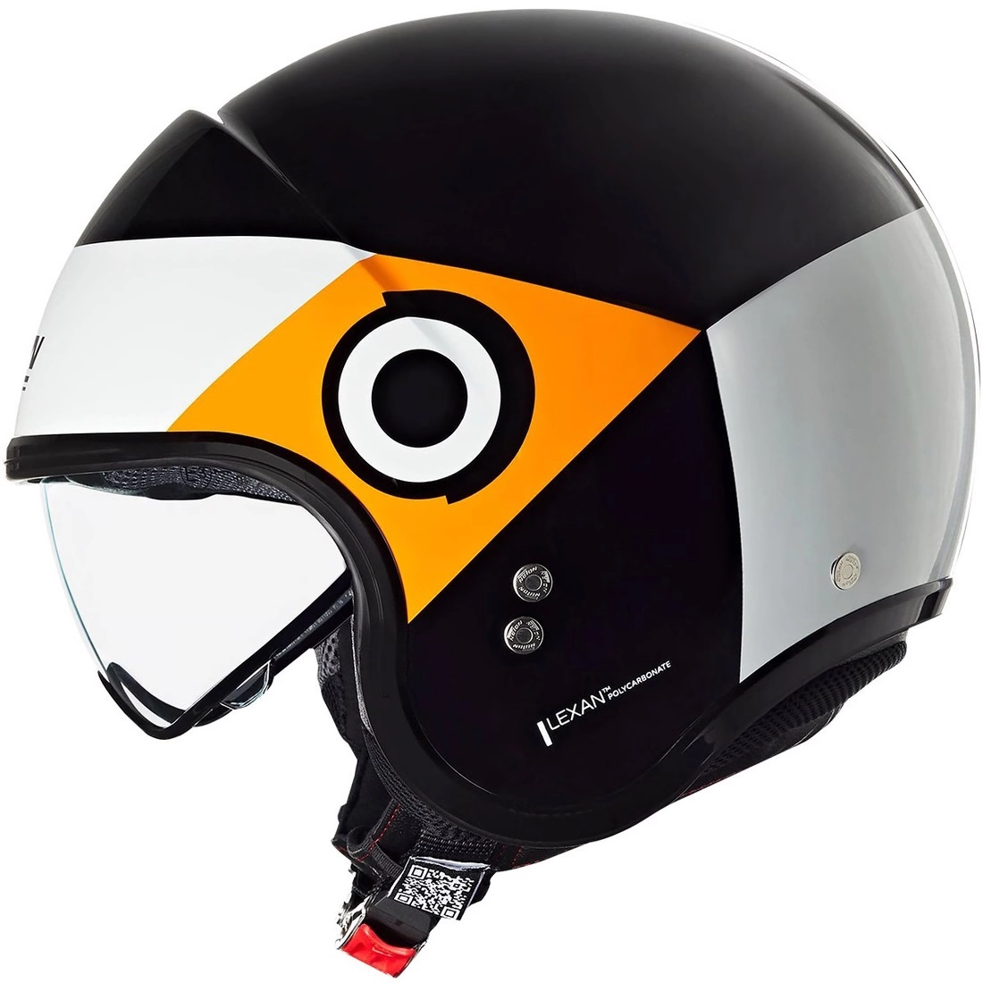 Шолом Nolan N21 06 Onrico Black/White/Orange