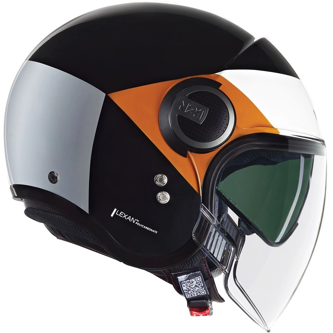 Шолом Nolan N21 Visor 06 Onrico White/Black/Orange