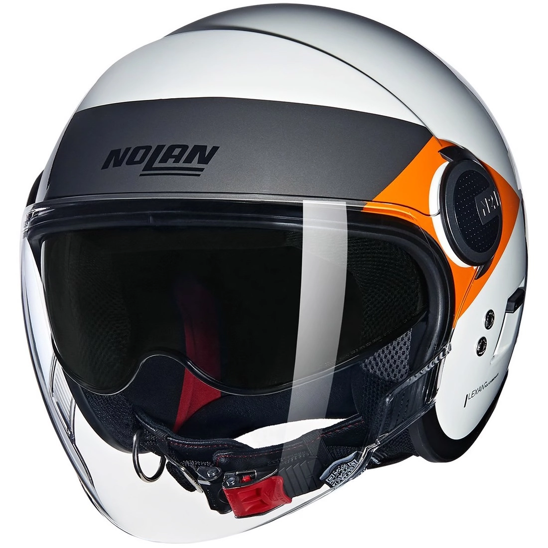 Шолом Nolan N21 Visor 06 Onrico White/Silver/Orange