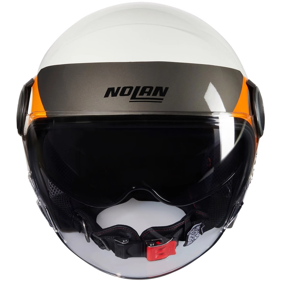 Шолом Nolan N21 Visor 06 Onrico White/Silver/Orange