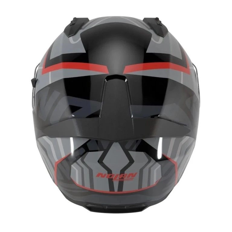 Шолом Nolan N60-6 Eclettico Black/Grey/Red 