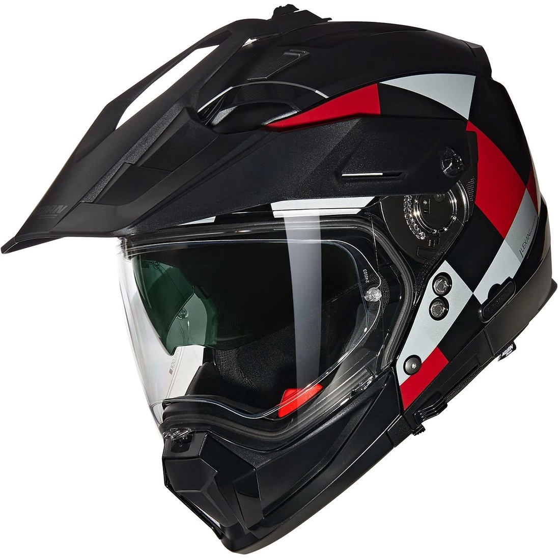 Шолом Nolan N70-2 X 06 Ruvido Black/Red