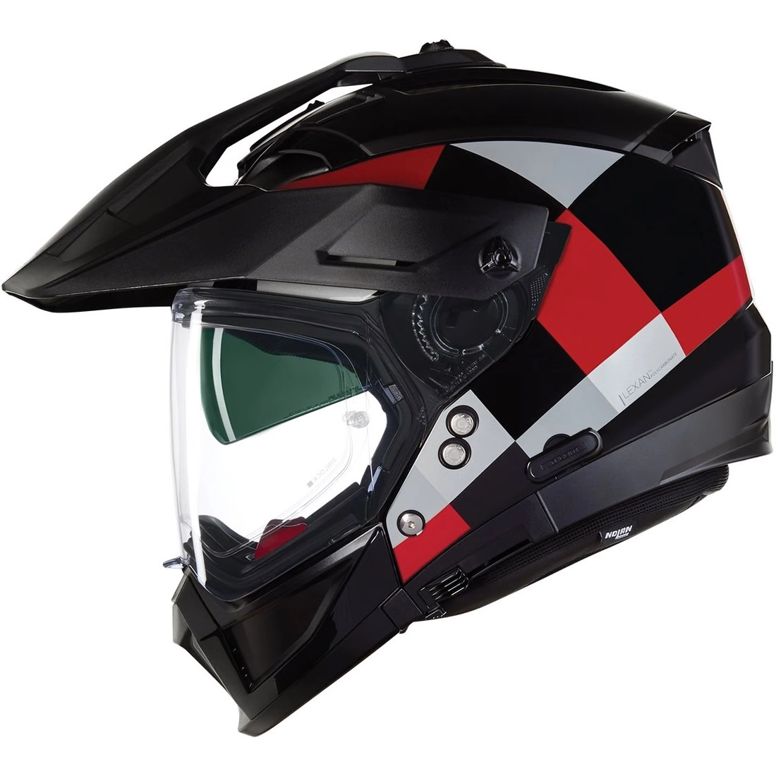 Шолом Nolan N70-2 X 06 Ruvido Black/Red