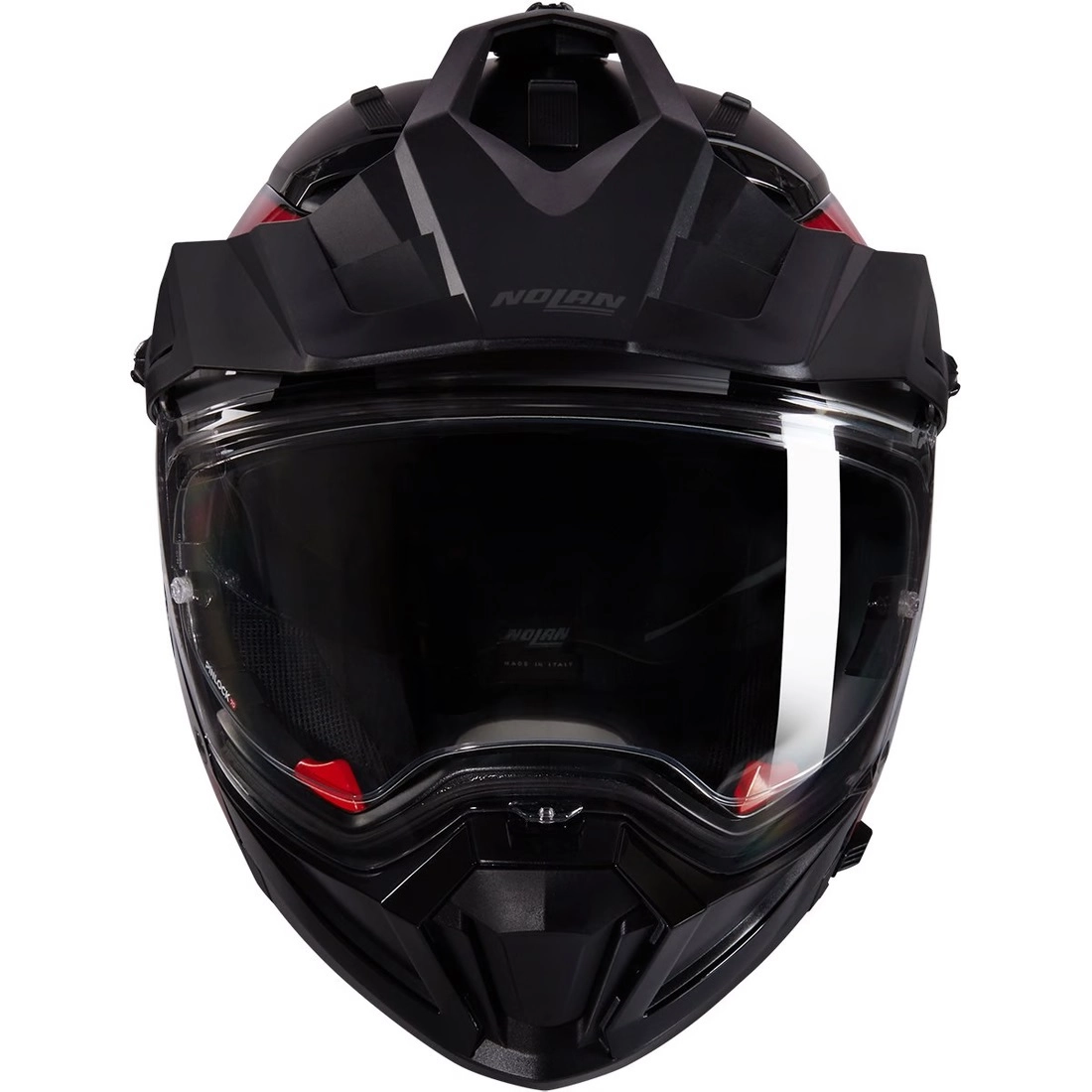 Шолом Nolan N70-2 X 06 Ruvido Black/Red