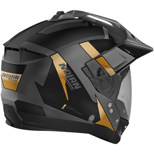 Шолом Nolan N70-2 X Skyfall N-Com Black/Gold