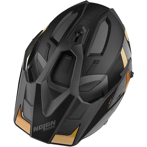 Шолом Nolan N70-2 X Skyfall N-Com Black/Gold