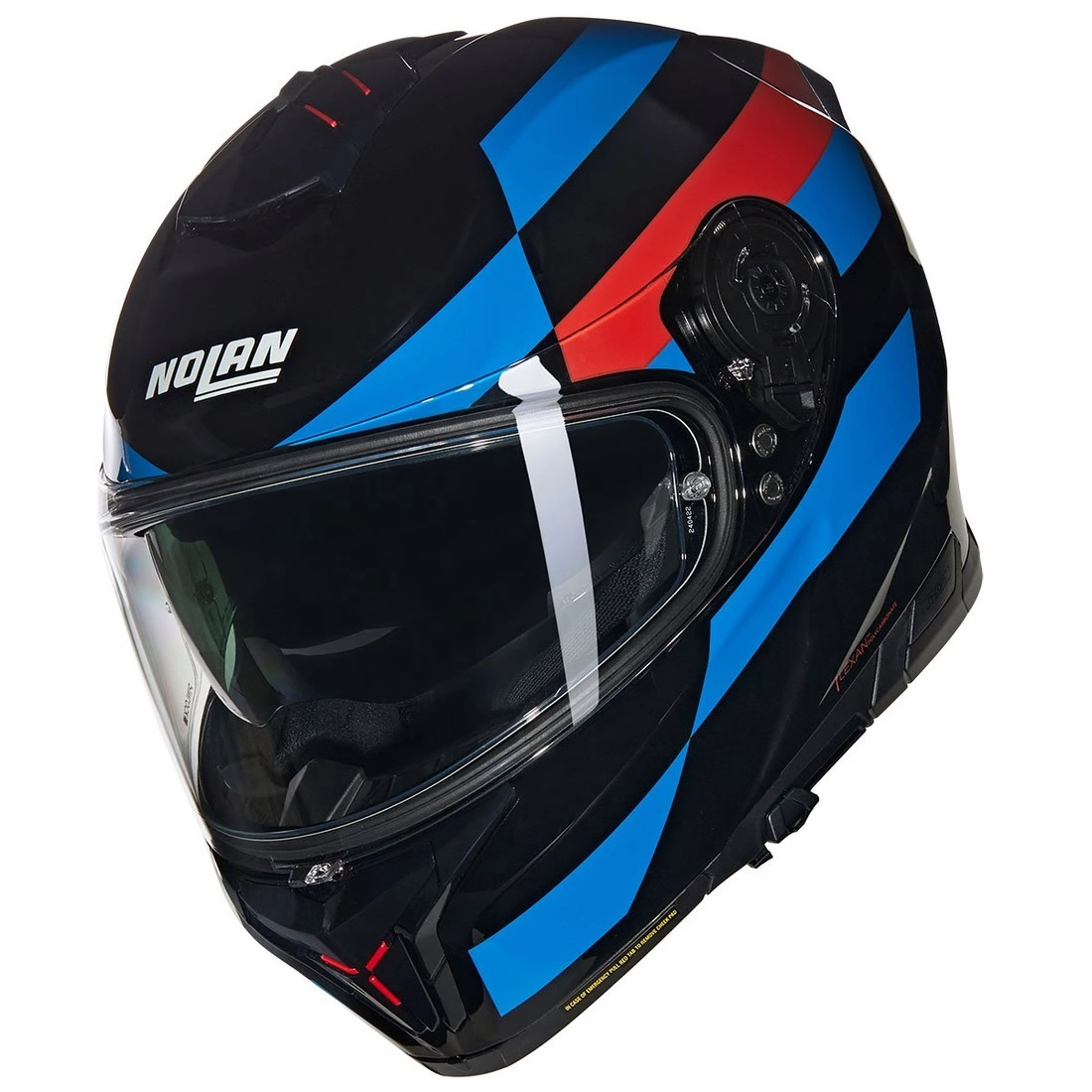 Шолом Nolan N80-8 Alfiere Black/Blue/Red