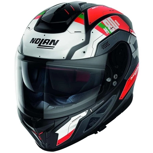 Шолом Nolan N80-8 Starscream N-Com Black/Red/White