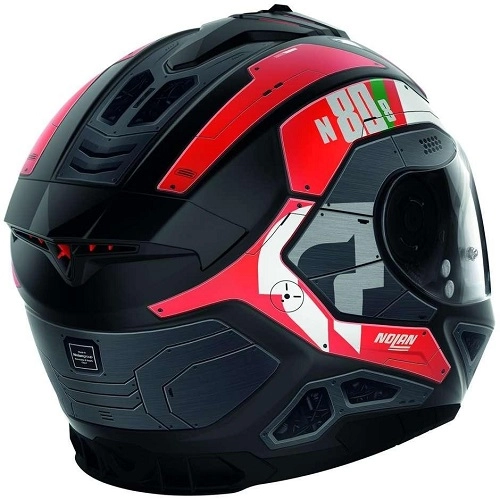 Шолом Nolan N80-8 Starscream N-Com Black/Red/White