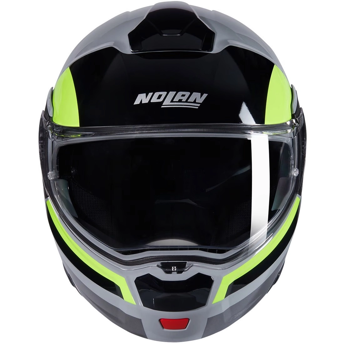 Шолом Nolan N90-3 06 Roboto Grey/Black/Green