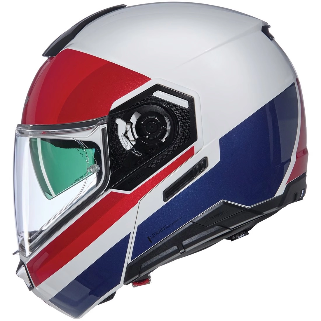 Шолом Nolan N90-3 06 Roboto White/Red/Blue
