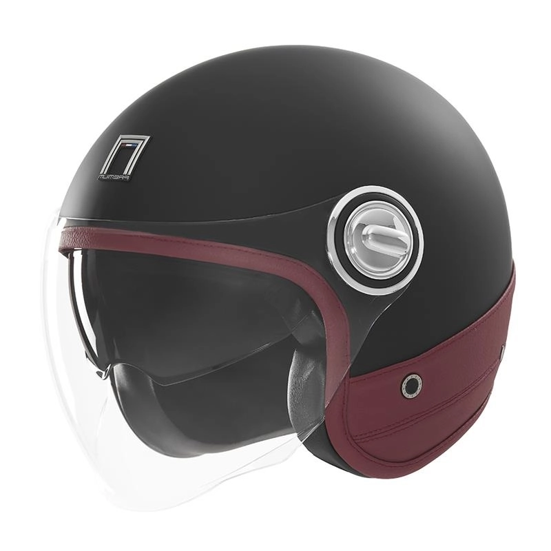 Шолом NOX Heritage Leather Black/Red