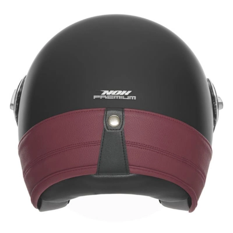 Шолом NOX Heritage Leather Black/Red
