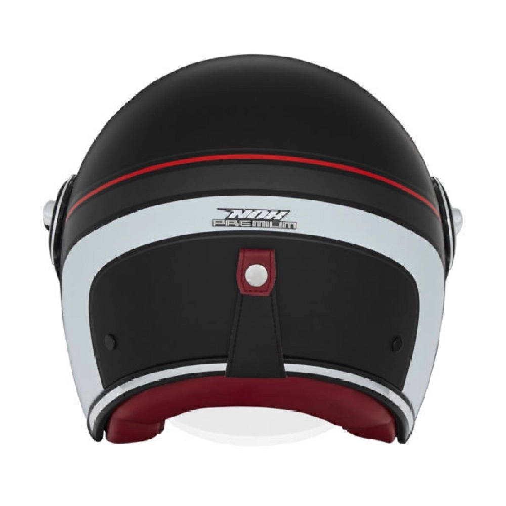 Шолом NOX Heritage Line White/Black/Red