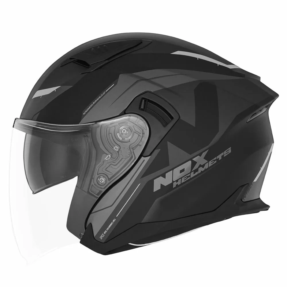 Шолом NOX N130 Klint Black/Grey