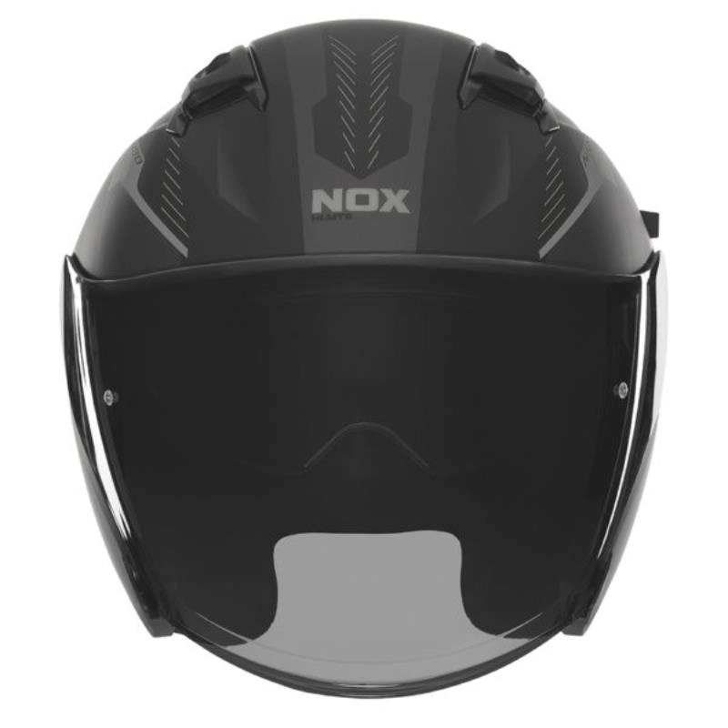 Шолом NOX N130 Myst Black/Silver