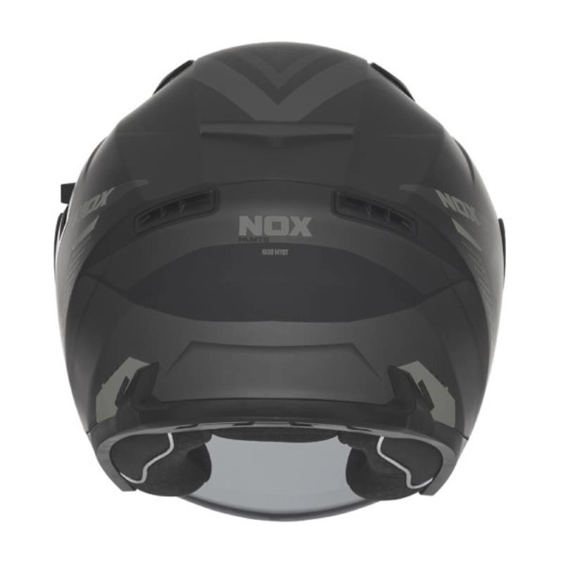 Шолом NOX N130 Myst Black/Silver