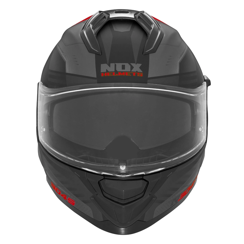 Шлем NOX N304S Carver Black/Red