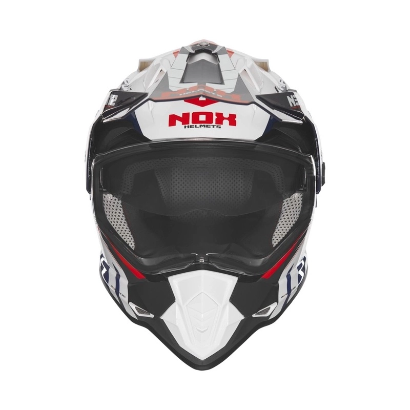 Шолом NOX N312 Vapor White/Blue/Black