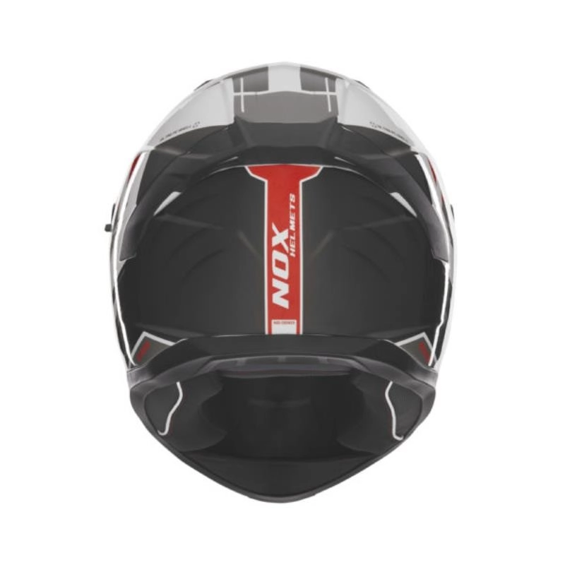 Шолом NOX N401 Crower Black/Red/White