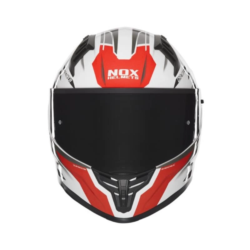 Шолом NOX N401 Crower Black/Red/White