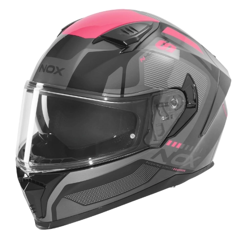 Шолом NOX N402 Mentor Black/Pink