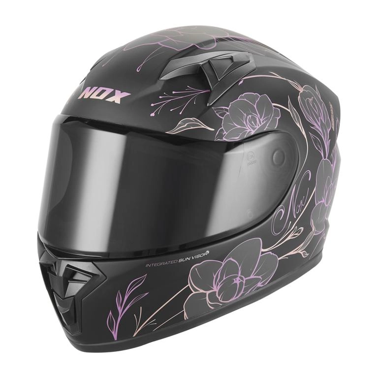Шолом NOX N731 Scrappy Junior Black/Pink