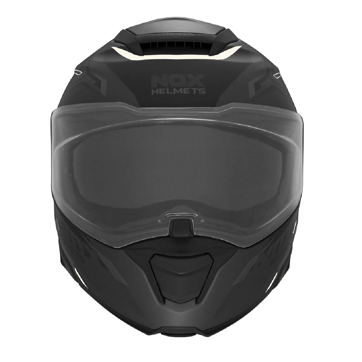 Шлем NOX N967 Synchro Black/White/Grey