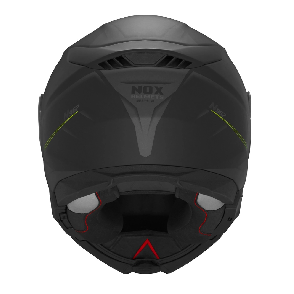 Шолом NOX N967 Synchro Black/Yellow/Grey