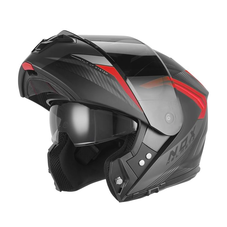 Шолом NOX N968 Shift Black/Red