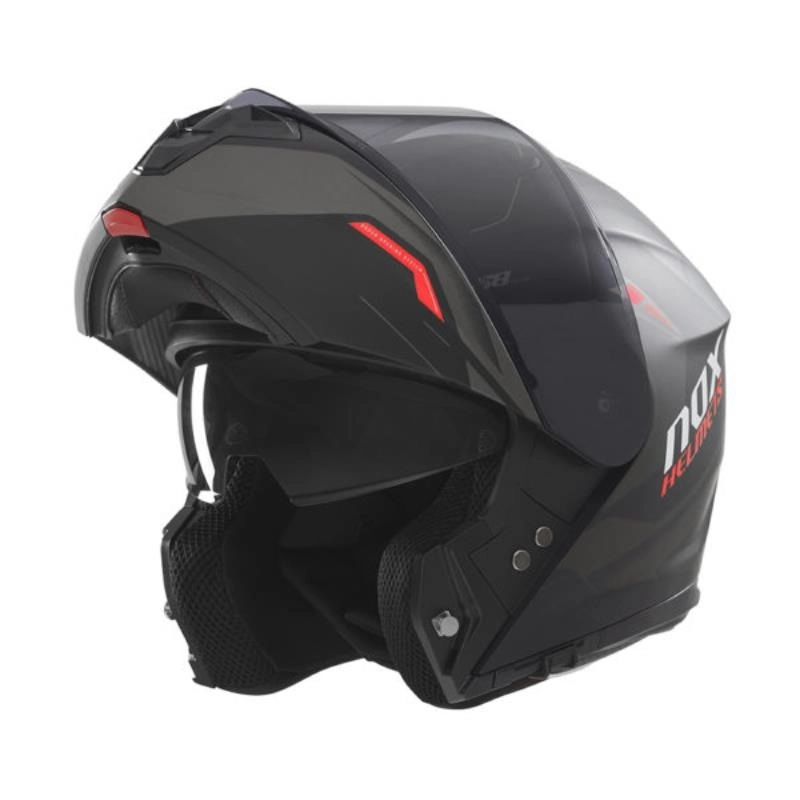 Шолом NOX N968 Ultra Black/Red