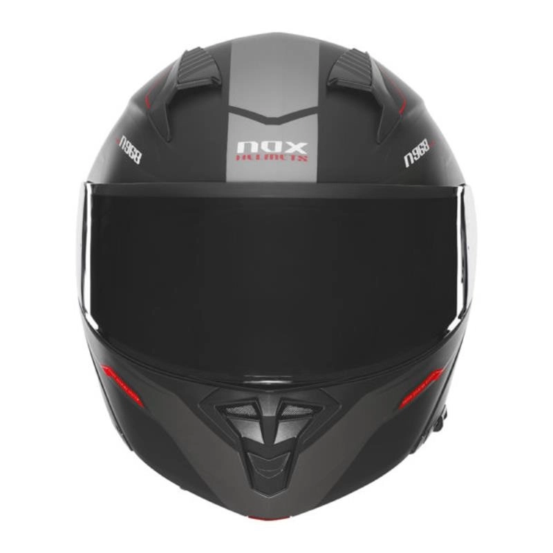 Шолом NOX N968 Ultra Black/Red