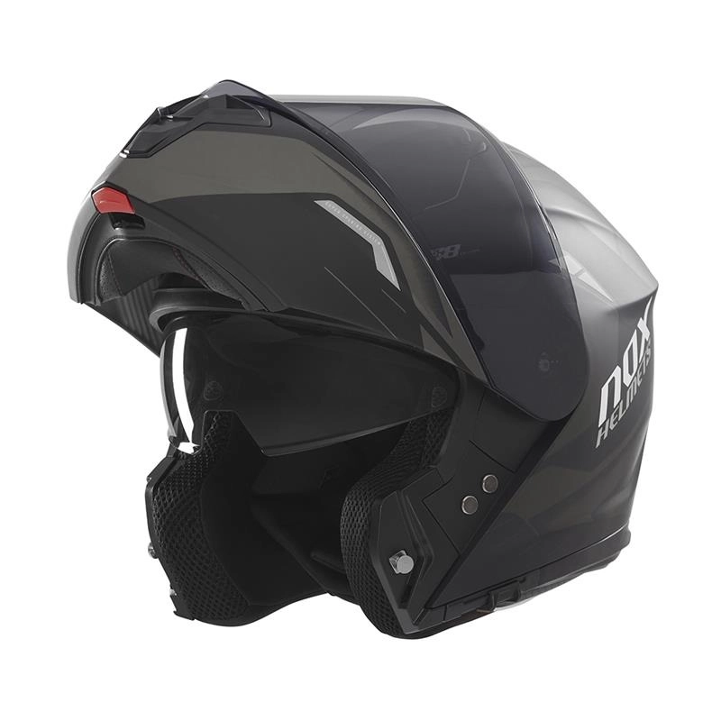 Шлем NOX N968 Ultra Black/Titanium