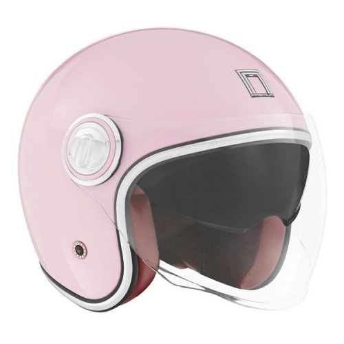 Шолом NOX Premium Jet Heritage Solid Pink