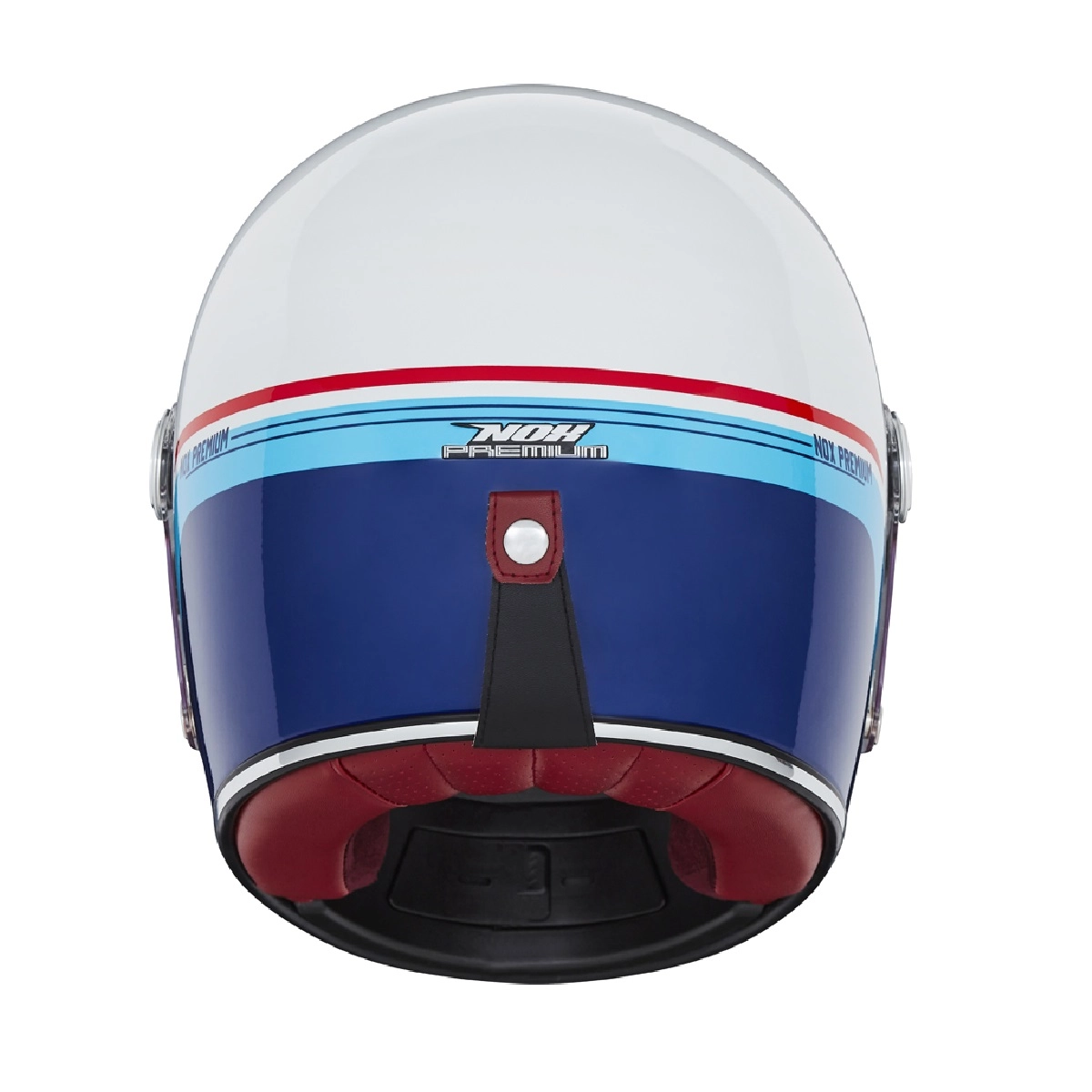 Шолом NOX Revenge Strobe White/Blue/Red